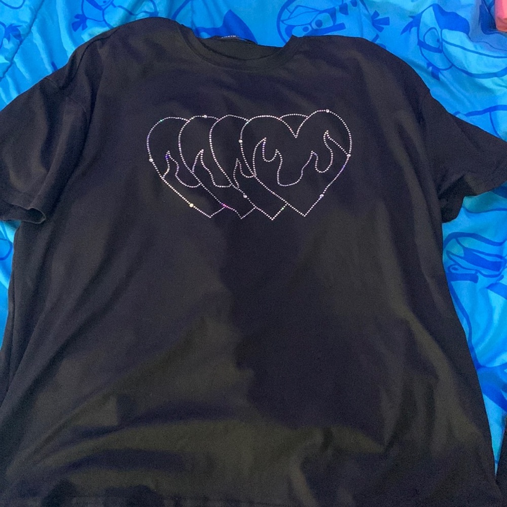 black diamond heart shirt